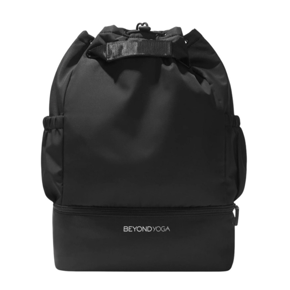 Beyond Yoga Black Convertible Tote Backpack